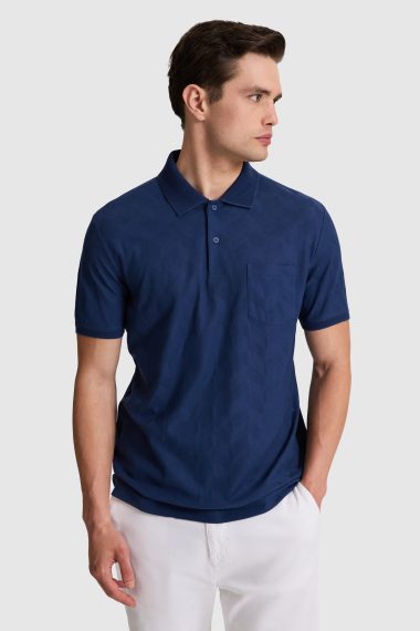 پولوشرت  لاجورد روشن  رگولار  مردانه یو اس پولو | US POLO ASSN