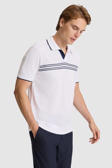 پولوشرت  سفید  رگولار  مردانه یو اس پولو | US POLO ASSN