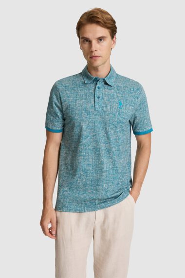 پولوشرت  آبی نفتی  رگولار  مردانه یو اس پولو | US POLO ASSN