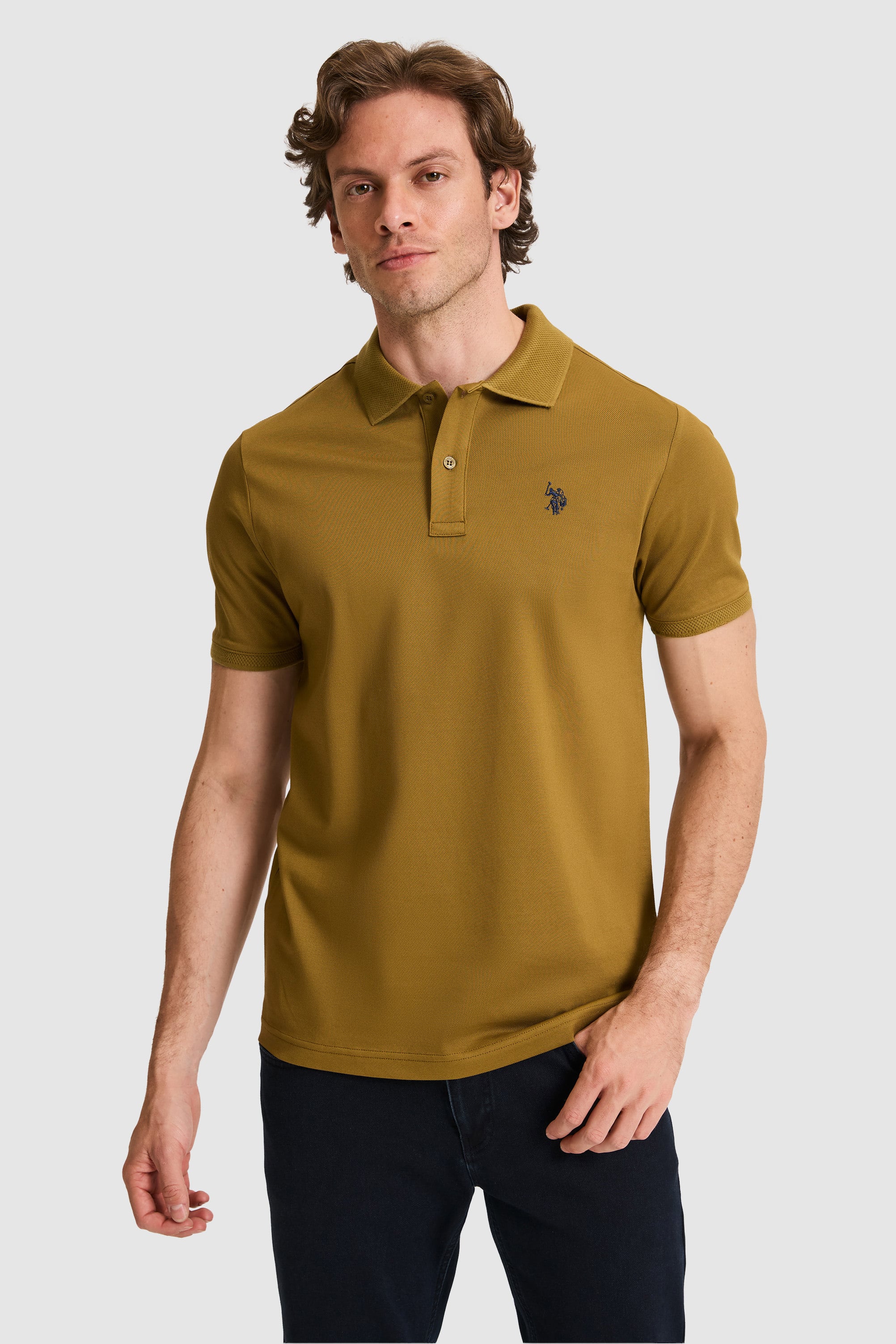 پولوشرت سبز رگولار مردانه یو اس پولو | US POLO ASSN