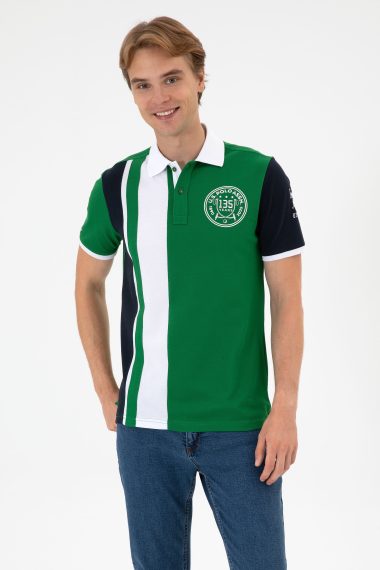 پولوشرت  سبز  رگولار  مردانه یو اس پولو | US POLO ASSN