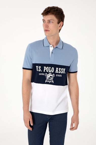 پولوشرت یقه پولو سفید  رگولار  مردانه یو اس پولو | US POLO ASSN