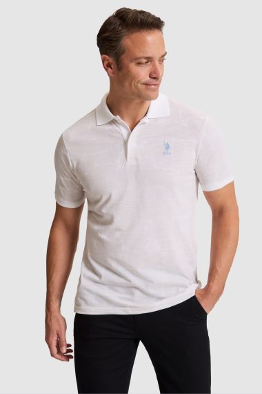 پولوشرت  خاکستری روشن  رگولار  مردانه یو اس پولو | US POLO ASSN