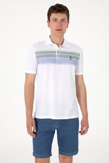 پولوشرت یقه پولو آبی  رگولار  مردانه یو اس پولو | US POLO ASSN