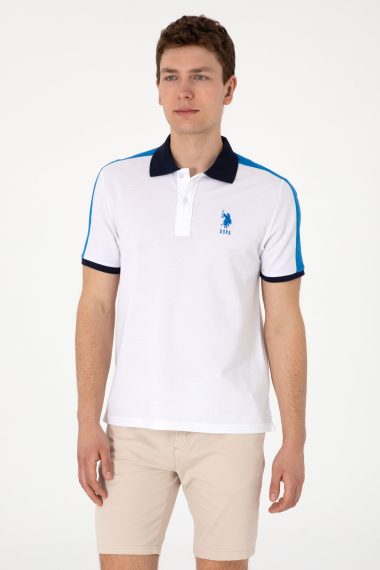 پولوشرت  سفید  رگولار  مردانه یو اس پولو | US POLO ASSN