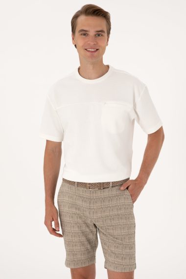 تی شرت یقه گرد یقه گرد سفید  ریلکس  مردانه یو اس پولو | US POLO ASSN