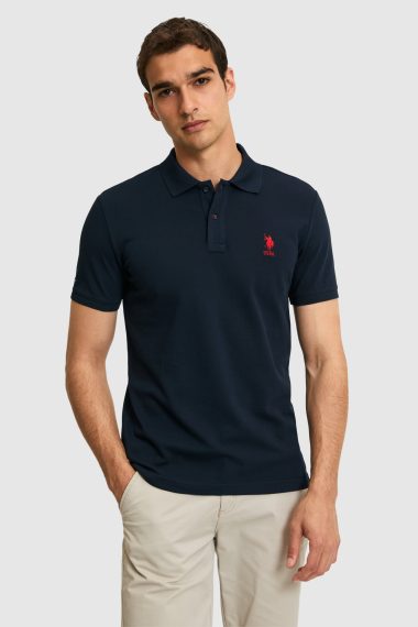 پولوشرت  لاجوردی تیره  اندامی  مردانه یو اس پولو | US POLO ASSN