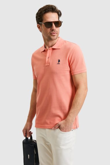 پولوشرت  مرجانی  اندامی  مردانه یو اس پولو | US POLO ASSN