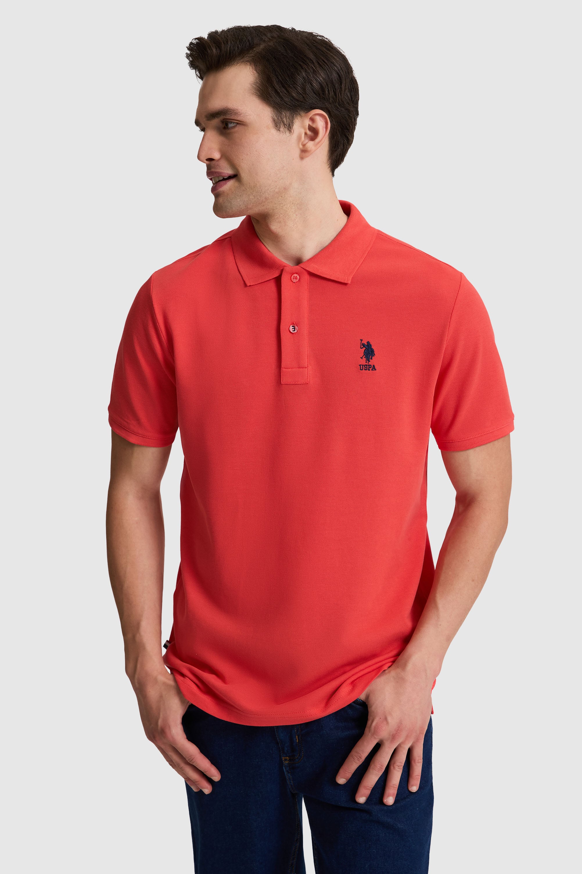 پولوشرت قرمز رگولار مردانه یو اس پولو | US POLO ASSN