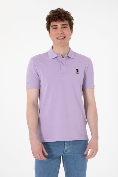 پولوشرت یقه پولو یاسی  اندامی  مردانه یو اس پولو | US POLO ASSN