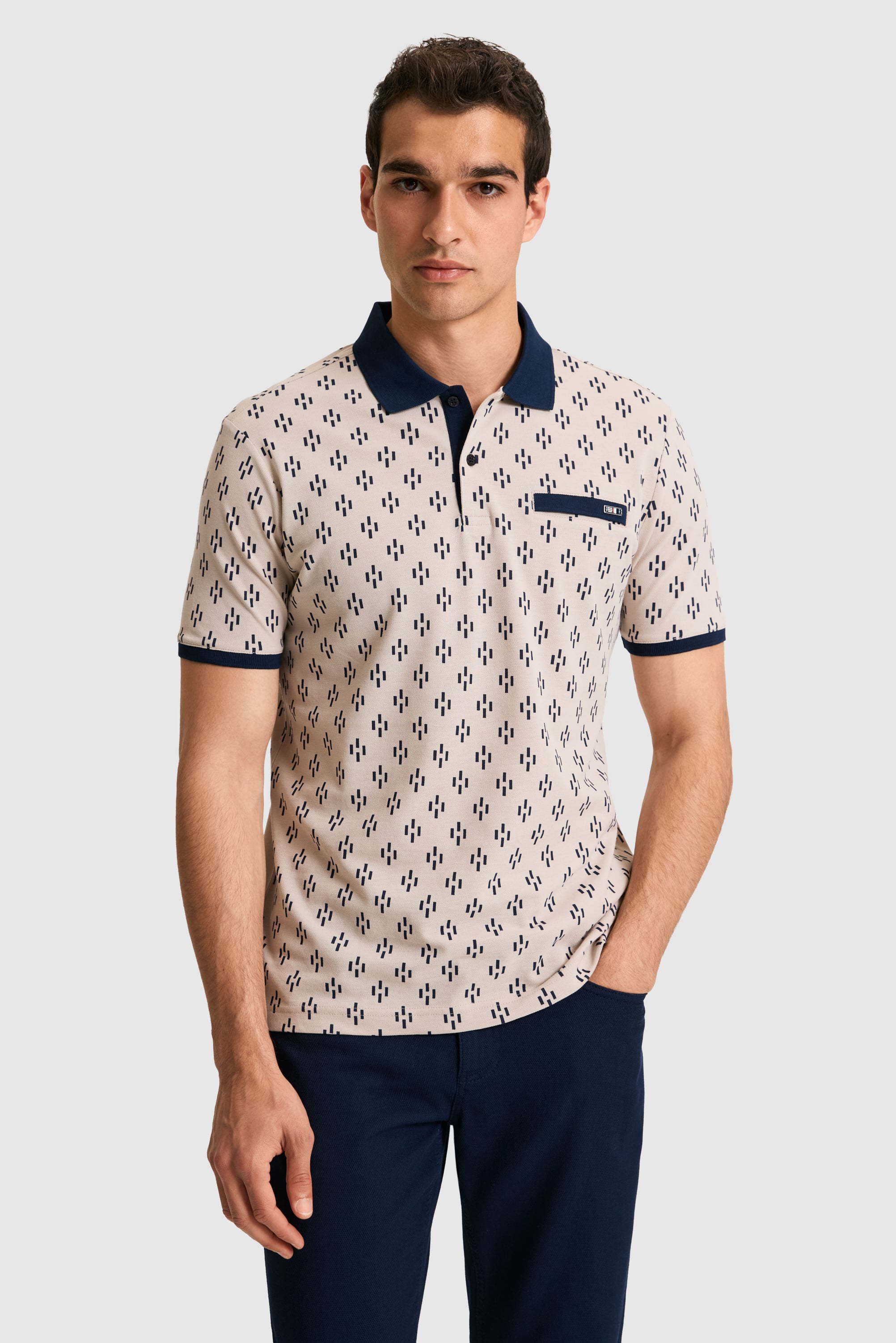 پولوشرت خاکستری رگولار مردانه یو اس پولو | US POLO ASSN