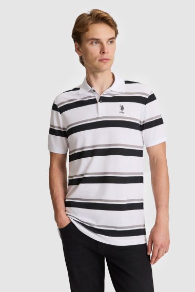 پولوشرت  سیاه  رگولار  مردانه یو اس پولو | US POLO ASSN
