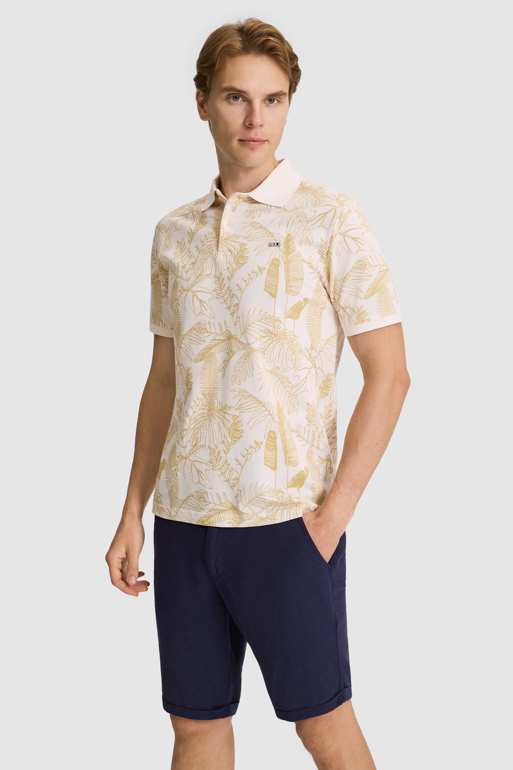 پولوشرت سفید رگولار مردانه یو اس پولو | US POLO ASSN