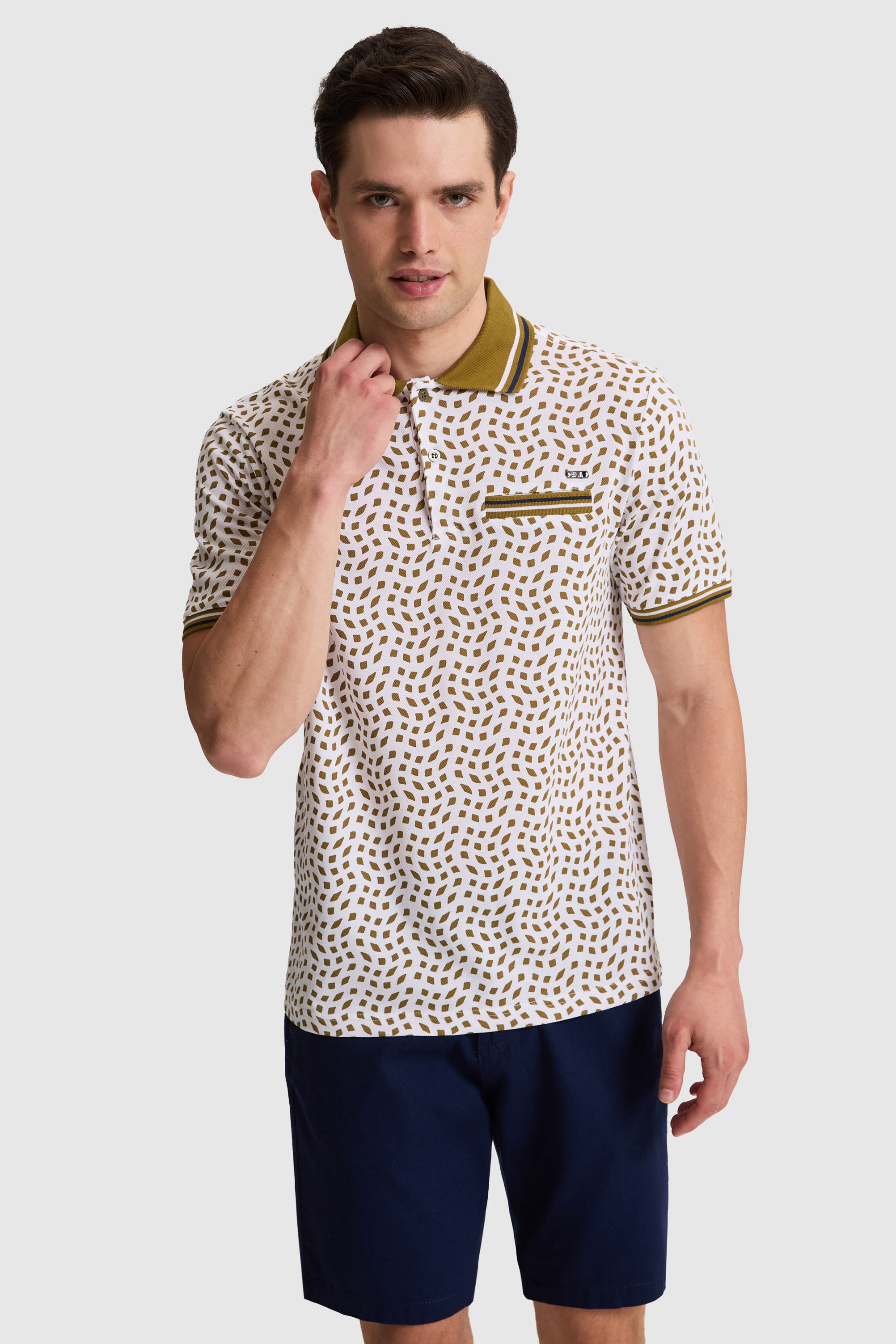 تی شرت سبز رگولار مردانه یو اس پولو | US POLO ASSN