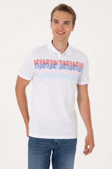 پولوشرت یقه پولو قرمز  رگولار  مردانه یو اس پولو | US POLO ASSN
