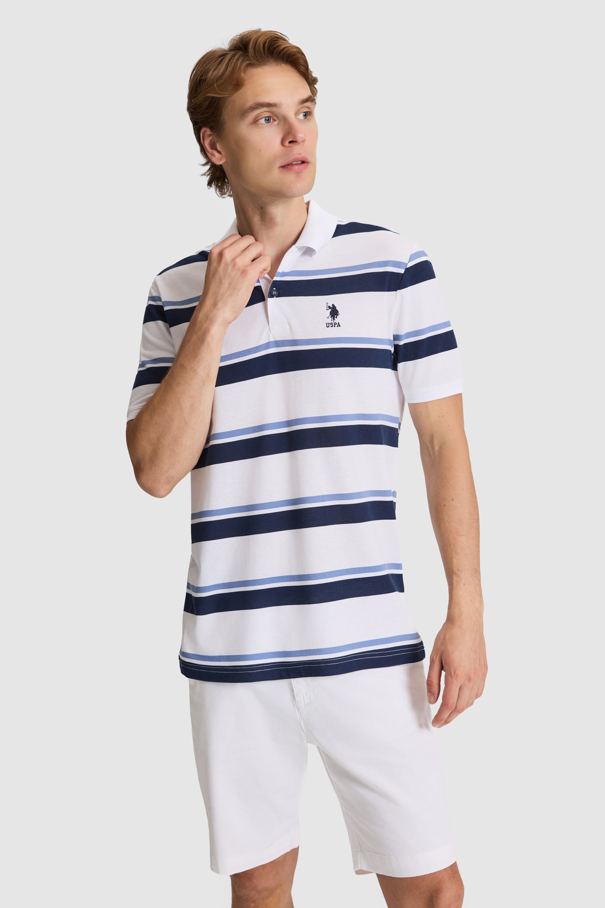 پولوشرت لاجورد رگولار مردانه یو اس پولو | US POLO ASSN