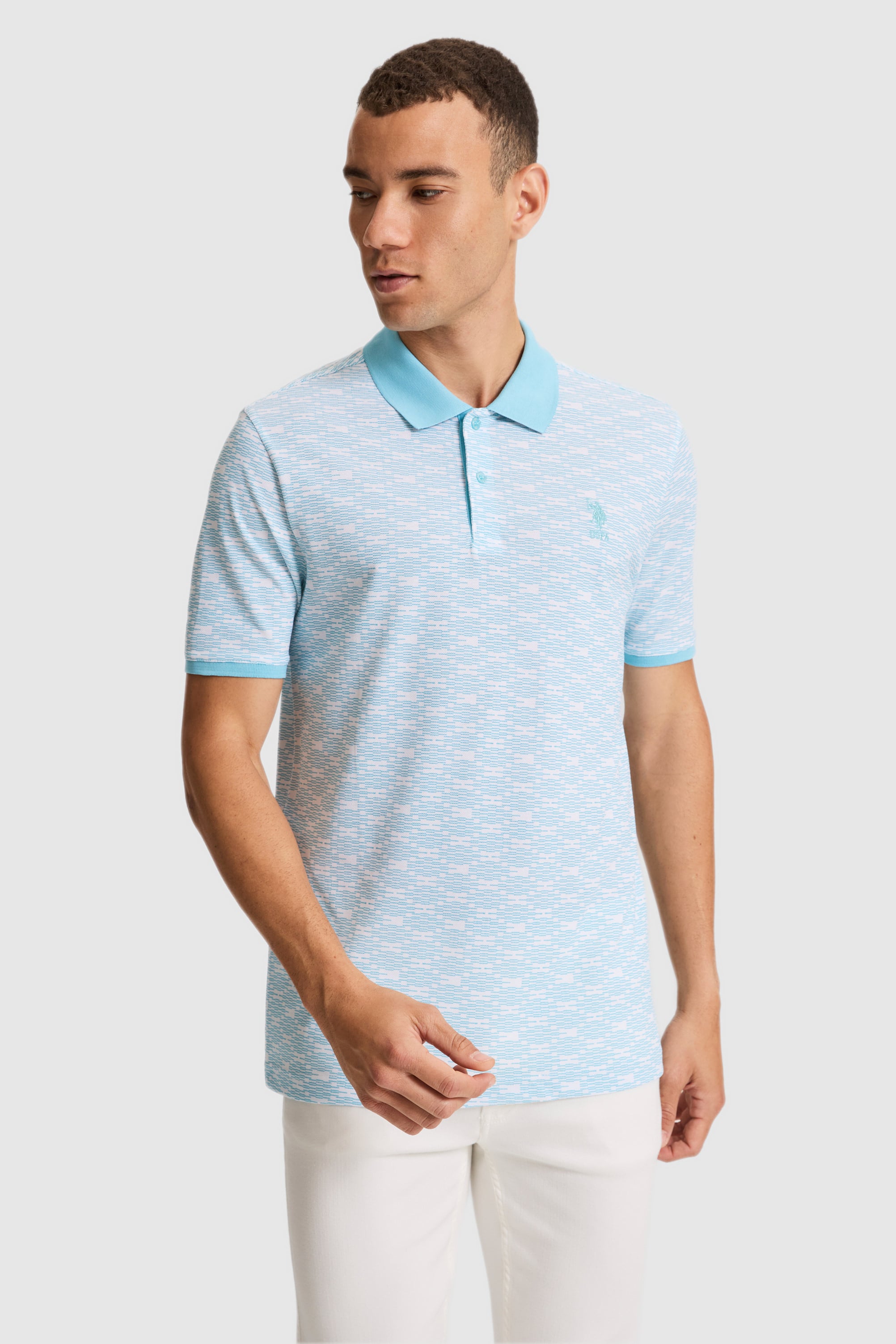 پولوشرت نیلی رگولار مردانه یو اس پولو | US POLO ASSN