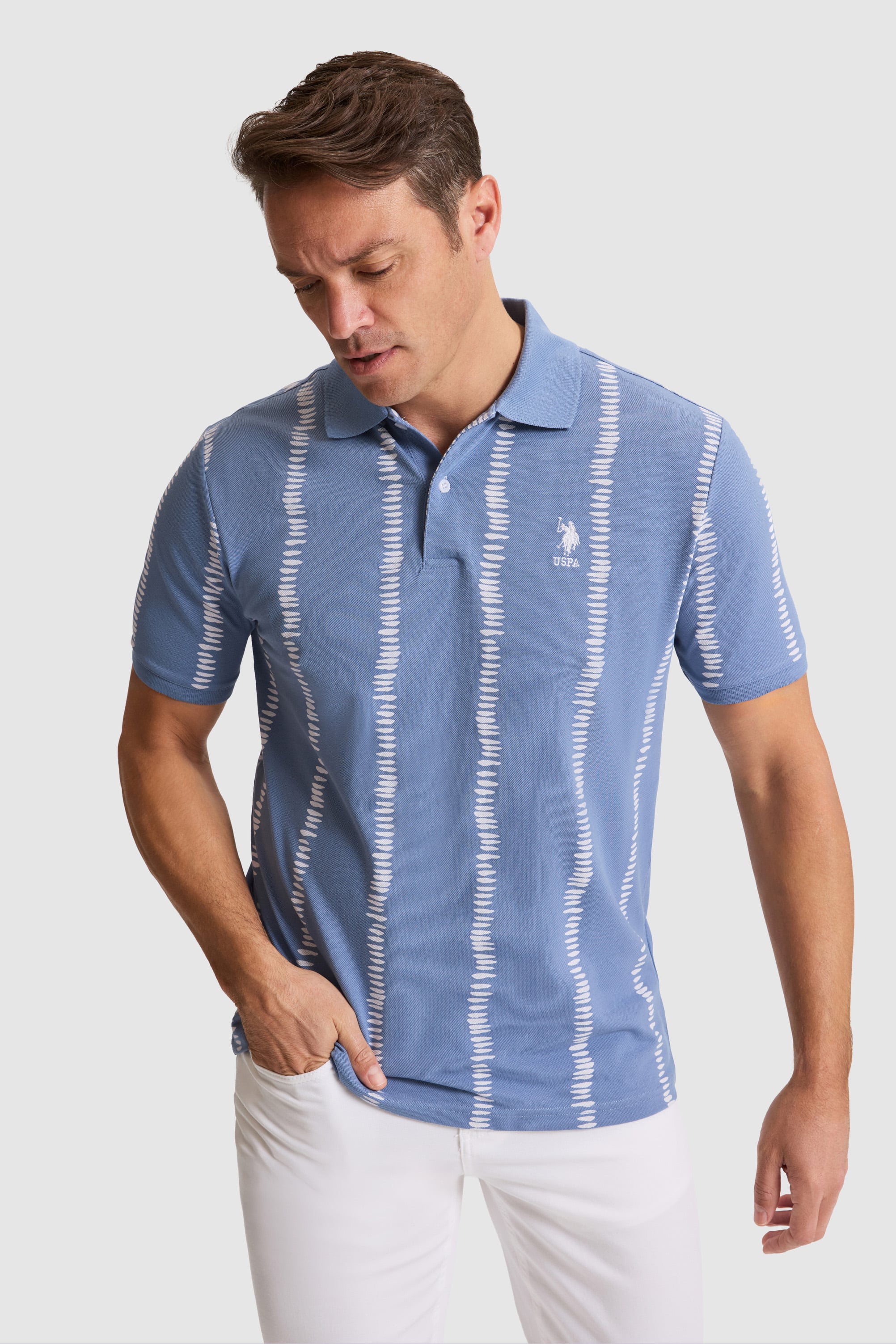 پولوشرت نیلی رگولار مردانه یو اس پولو | US POLO ASSN