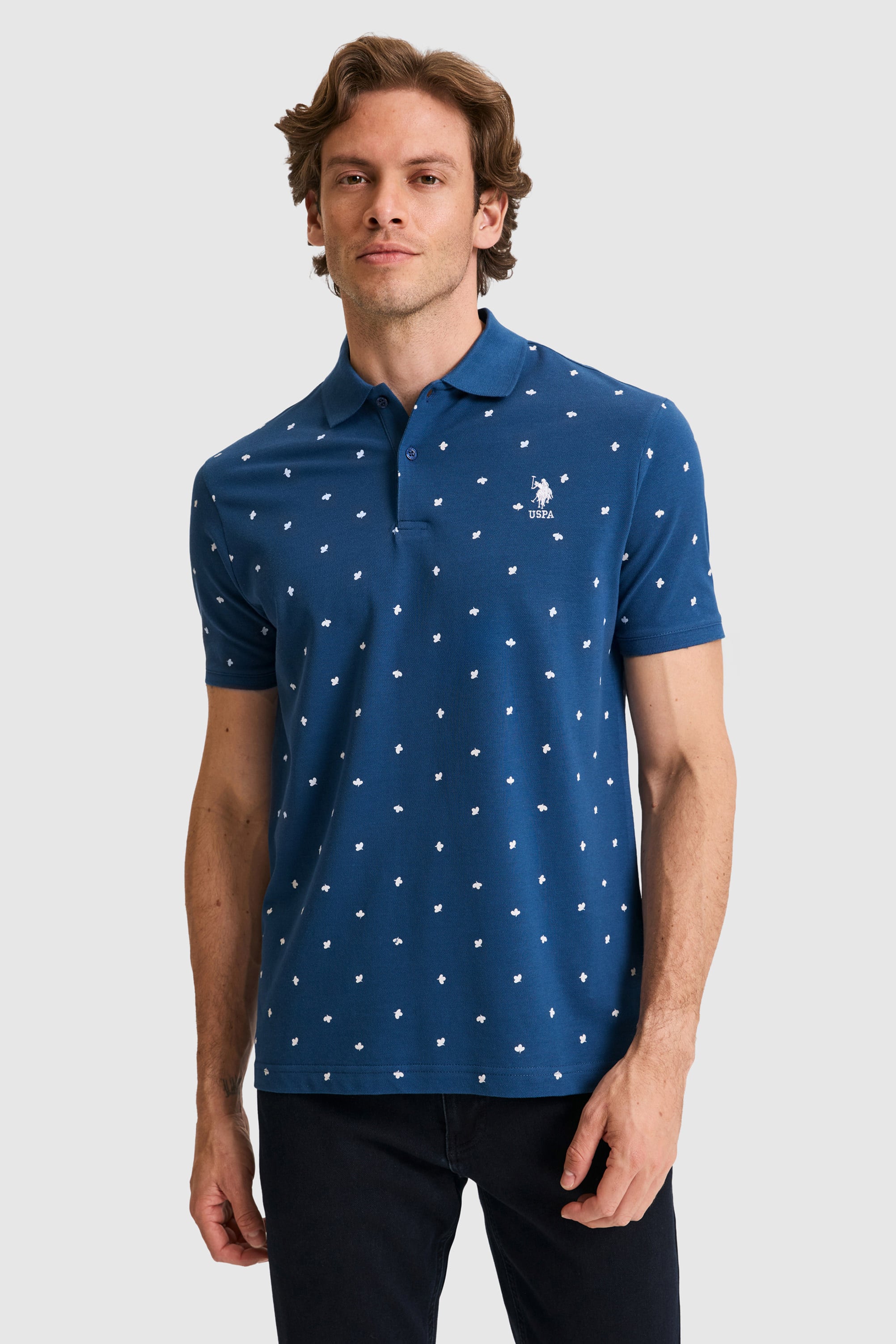 پولوشرت لاجورد روشن رگولار مردانه یو اس پولو | US POLO ASSN