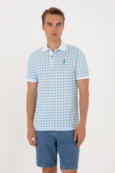 پولوشرت  فیروزه ای  رگولار  مردانه یو اس پولو | US POLO ASSN