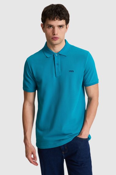 پولوشرت  آبی نفتی  رگولار  مردانه یو اس پولو | US POLO ASSN