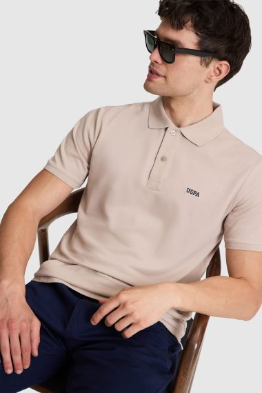 پولوشرت  خاکستری  رگولار  مردانه یو اس پولو | US POLO ASSN
