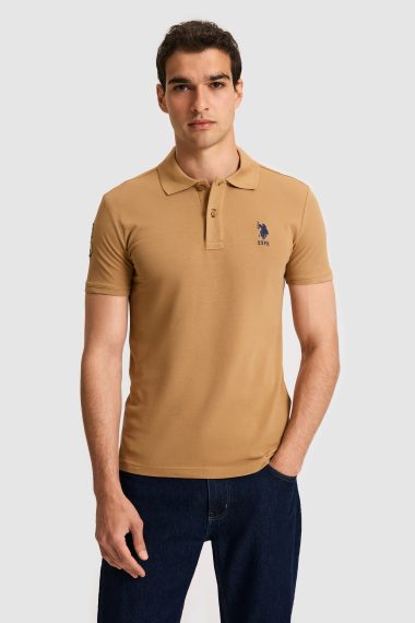 پولوشرت  نارگیلی  اندامی  مردانه یو اس پولو | US POLO ASSN