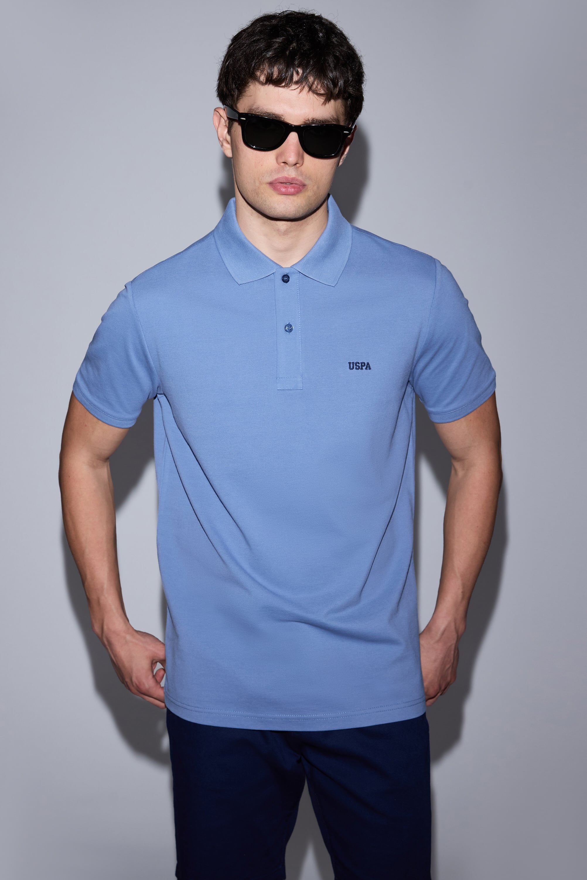 پولوشرت نیلی رگولار مردانه یو اس پولو | US POLO ASSN
