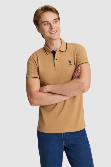 پولوشرت  نارگیلی  اندامی  مردانه یو اس پولو | US POLO ASSN